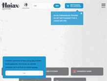 Tablet Screenshot of netthandel.hoiax.no